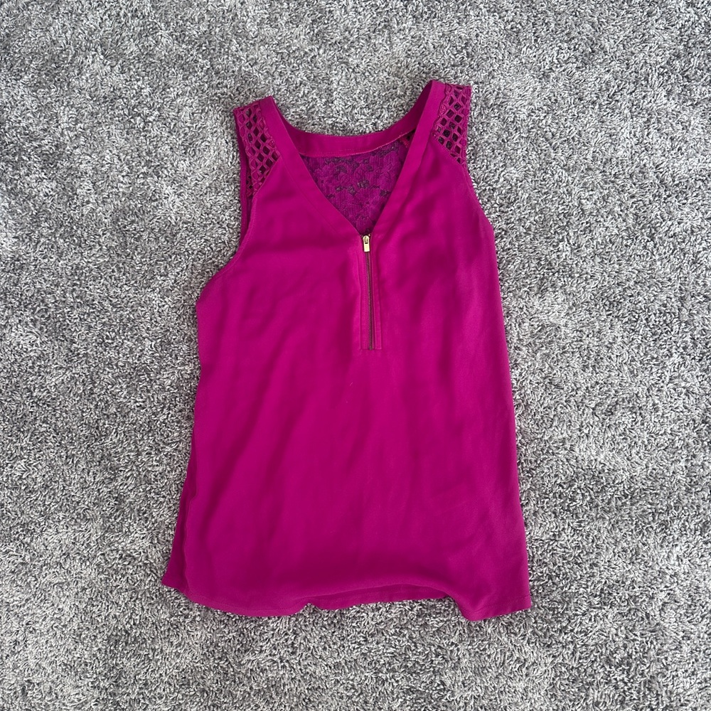 Express pink tank top
